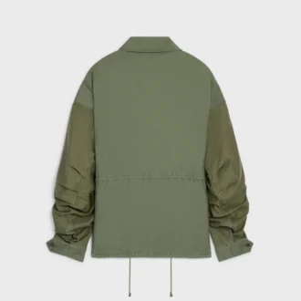 Parka en satin de coton