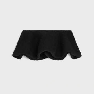 Peplum en cachemire et laine Natta