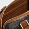 Petit Boston en Triomphe Canvas et cuir de veau