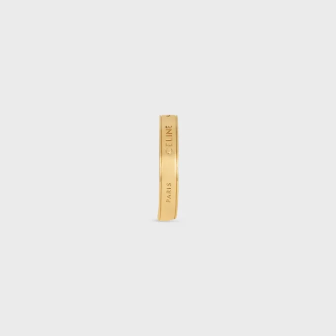 Petit bracelet CELINE Ribbon en laiton avec finition dorée