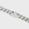 Petit bracelet gourmette Triomphe en laiton avec finition rhodiée Petit bracelet gourmette Triomphe en laiton avec finition rhodiée