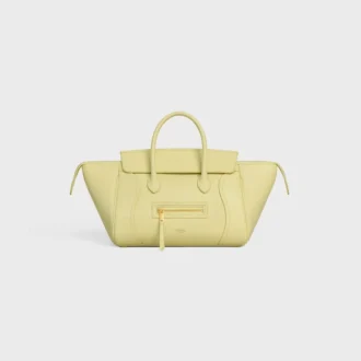 Petit Luggage en cuir d&rsquo;agneau souple et brillant