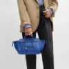 Petit Luggage en cuir d&rsquo;agneau souple et brillant