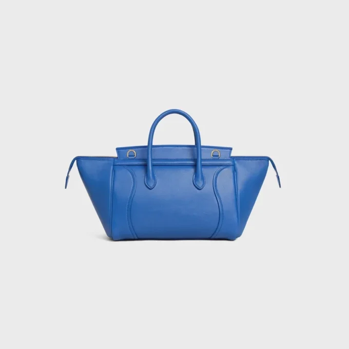 Petit Luggage en cuir d&rsquo;agneau souple et brillant