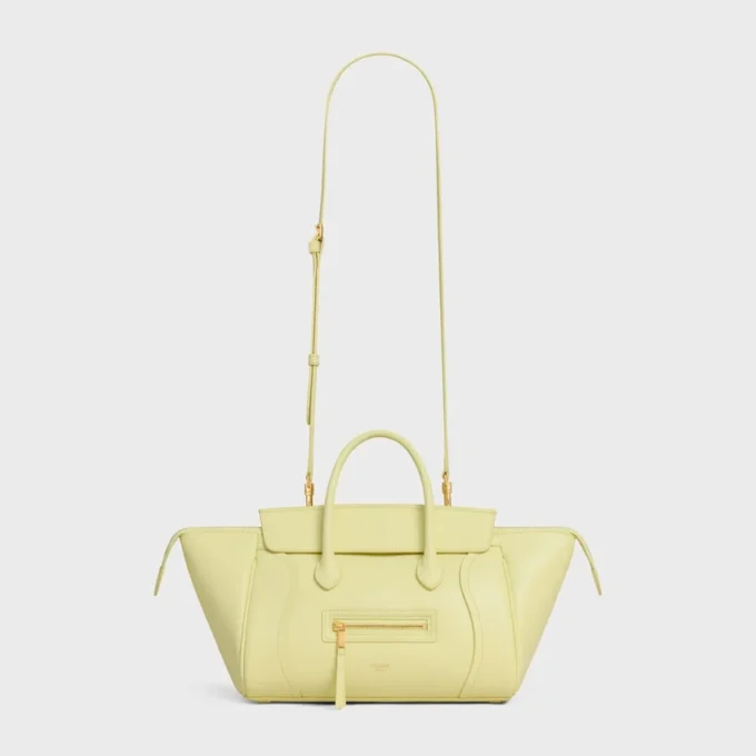 Petit Luggage en cuir d’agneau souple et brillant Petit Luggage en cuir d’agneau souple et brillant