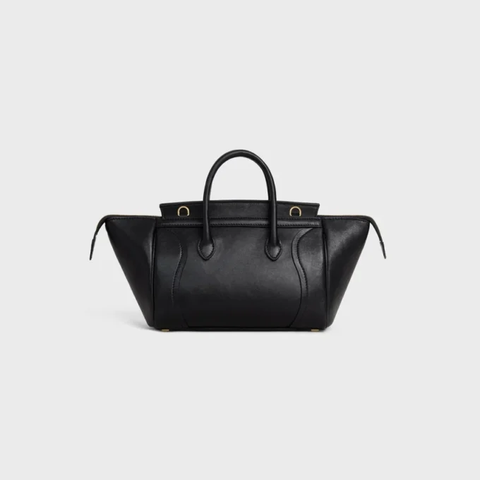 Petit Luggage en cuir d&rsquo;agneau souple et brillant
