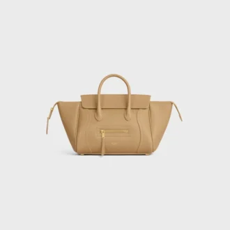 Petit Luggage en cuir de veau grainé