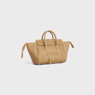 Petit Luggage en cuir de veau grainé