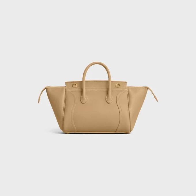 Petit Luggage en cuir de veau grainé