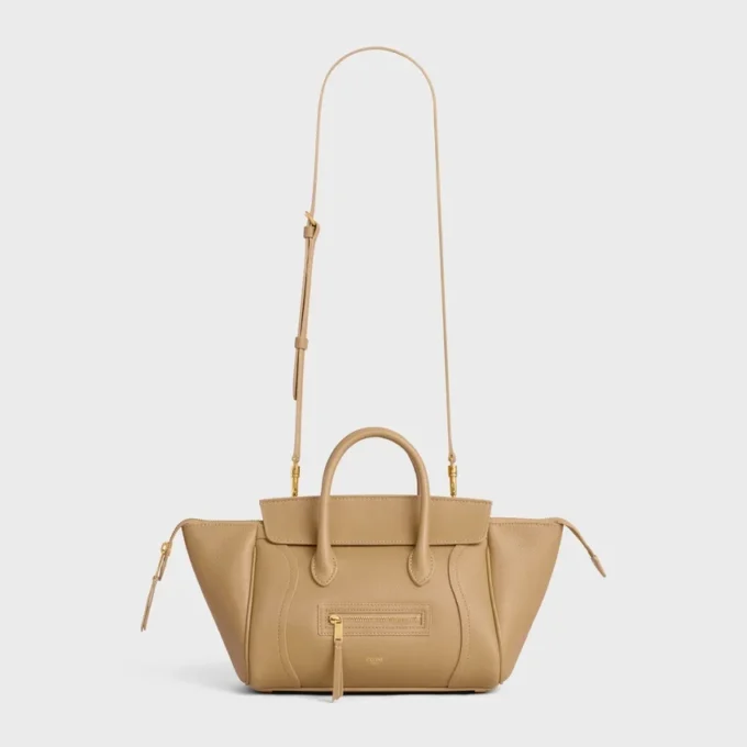 Petit Luggage en cuir de veau grainé