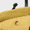 Petit panier « Triomphe » en sisal et cuir de veau