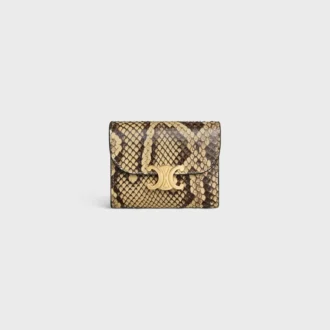 Petit portefeuille à rabat Triomphe en python