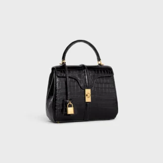 Petit sac 16 en crocodile Porosus