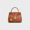 Petit sac 16 en cuir de veau naturel