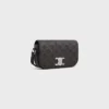 Petit sac à bandoulière Triomphe en Triomphe Canvas et cuir de veau Petit sac à bandoulière Triomphe en Triomphe Canvas et cuir de veau