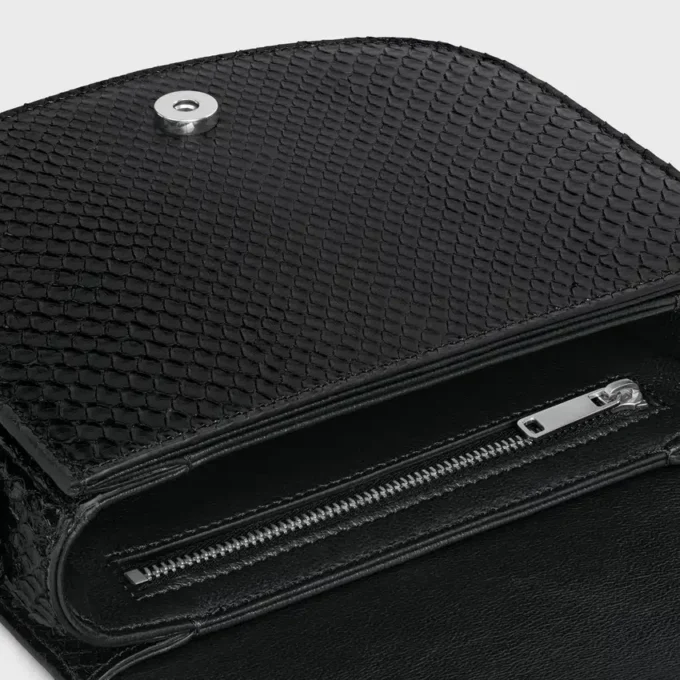 Petit sac Besace à bandoulière Triomphe en python Petit sac Besace à bandoulière Triomphe en python