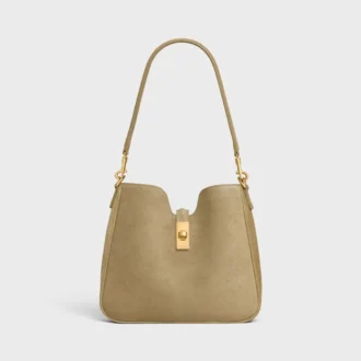 Petit sac Camille 16 Soft en cuir de veau suédé