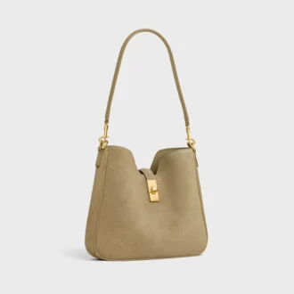 Petit sac Camille 16 Soft en cuir de veau suédé