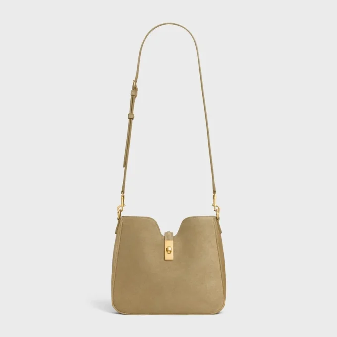 Petit sac Camille 16 Soft en cuir de veau suédé