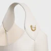 Petit sac hobo en cuir de veau souple et lisse