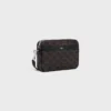 Petit sac messager en Triomphe Canvas et cuir de veau Petit sac messager en Triomphe Canvas et cuir de veau