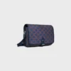 Petit sac messager Folco en Triomphe Canvas et cuir de veau