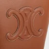 Petit sac seau Cuir Triomphe en cuir de veau lisse