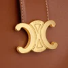 Petit sac seau Louise en cuir de veau lisse