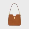 Petit sac souple Camille 16 en cuir de veau nubuck