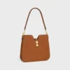 Petit sac souple Camille 16 en cuir de veau nubuck