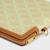 Petite pochette à bandoulière Cuir Triomphe en Toile Triomphe et veau