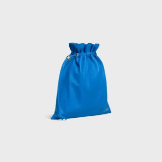 Petite pochette en cristal en cuir d&rsquo;agneau