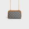 Pochette à chaîne en jacquard Triomphe intégral