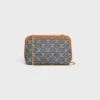 Pochette à chaîne en jacquard Triomphe intégral