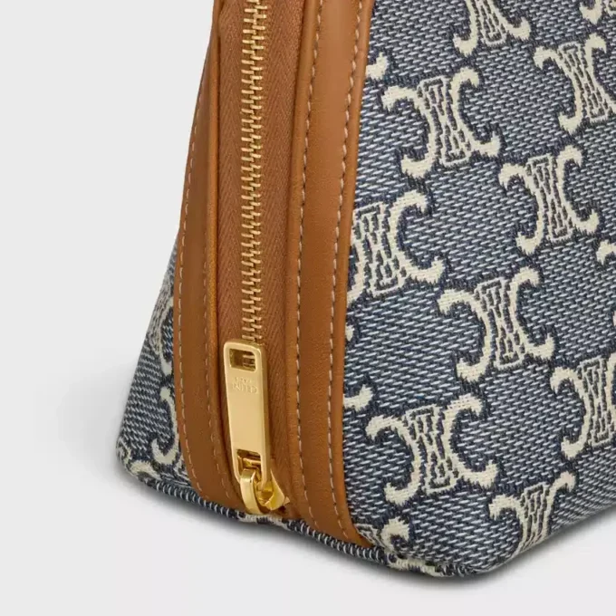 Pochette à chaîne en jacquard Triomphe intégral