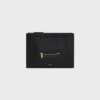 Pochette moyenne en cuir de veau brillant Pochette moyenne en cuir de veau brillant