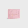 Pochette moyenne en cuir de veau brillant Pochette moyenne en cuir de veau brillant