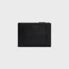 Pochette moyenne en cuir de veau brillant Pochette moyenne en cuir de veau brillant