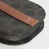 Pochette pour téléphone avec rabat en Triomphe Canvas et cuir de veau Pochette pour téléphone avec rabat en Triomphe Canvas et cuir de veau