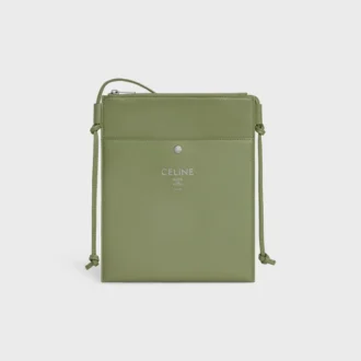 Pochette Sharp Take Away en cuir d&rsquo;agneau lisse