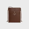 Pochette Sharp Take Away en cuir d&rsquo;agneau lisse