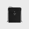 Pochette Sharp Take Away en cuir d&rsquo;agneau lisse
