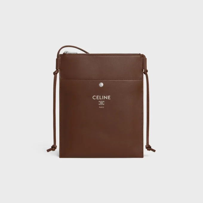 Pochette Sharp Take Away en cuir d&rsquo;agneau lisse