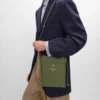 Pochette Sharp Take Away en cuir d&rsquo;agneau lisse