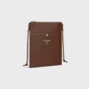 Pochette Sharp Take Away en cuir d&rsquo;agneau lisse