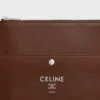 Pochette Sharp Take Away en cuir d&rsquo;agneau lisse