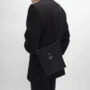 Pochette Sharp Take Away en cuir d&rsquo;agneau lisse