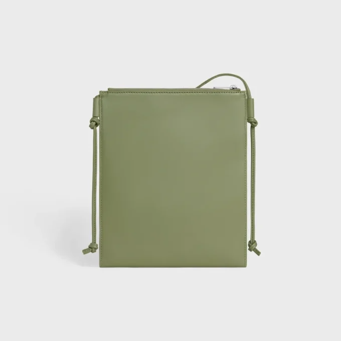 Pochette Sharp Take Away en cuir d&rsquo;agneau lisse