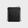 Pochette Sharp Take Away en cuir d&rsquo;agneau lisse