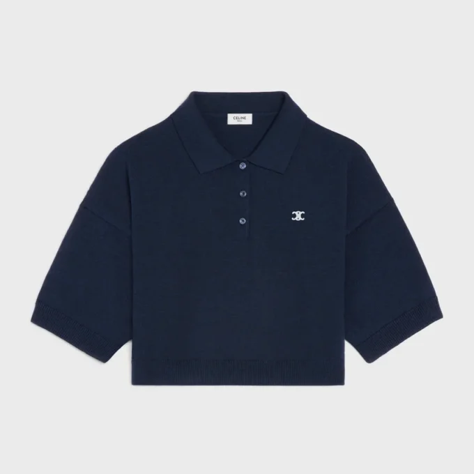 Polo court Triomphe en laine Polo court Triomphe en laine